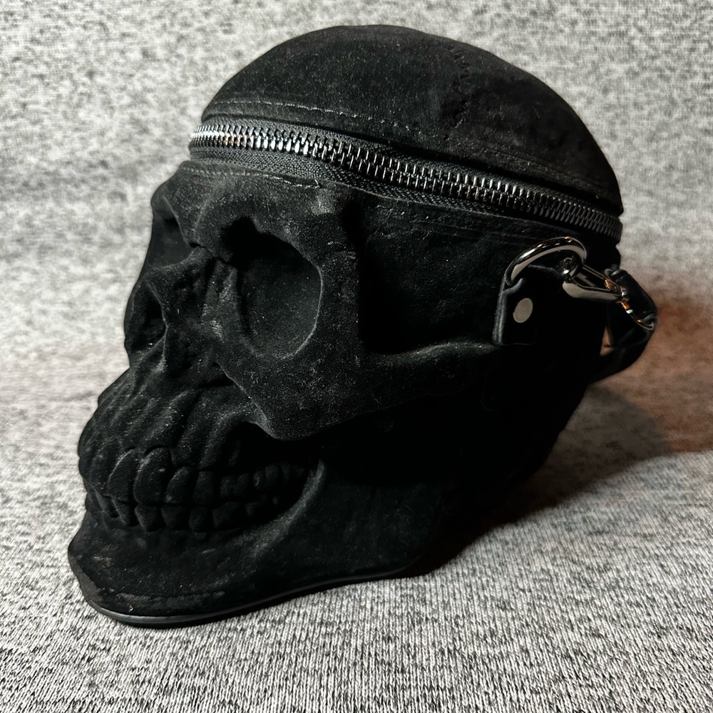 Killstar Grave Digger Skull Handbag (Black)